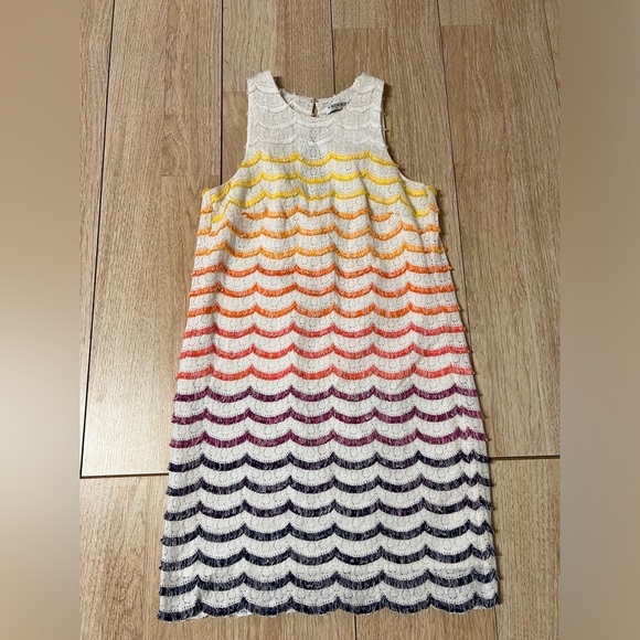 Trina Turk Macee Fringe Stripe Shift Dress - Picture 2 of 8